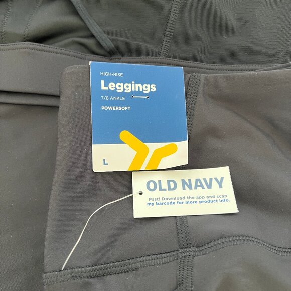 Old Navy Sheer Black Active Set - Picture 4 of 5